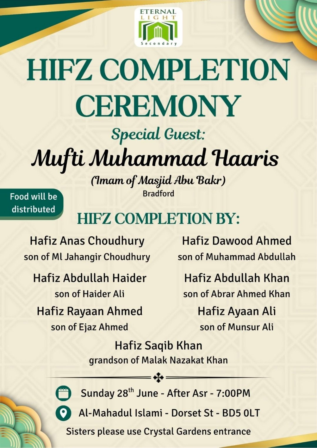 Hifz Completion Ceremony