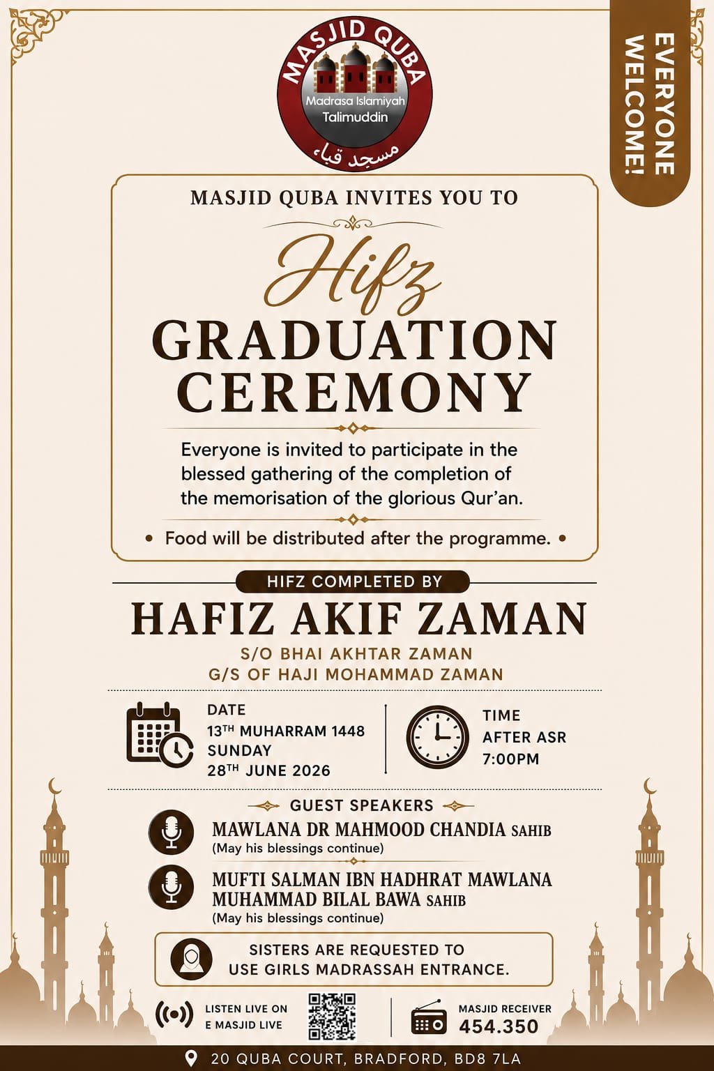 Hifz Graduation Ceremony
