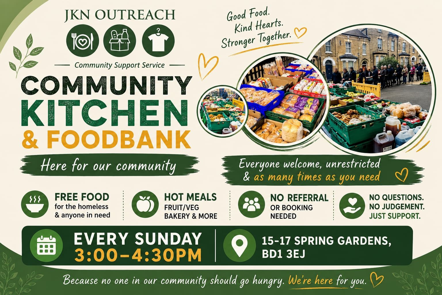 JKN Outreach - Weekly Foodbank